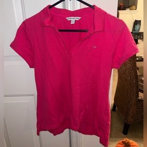 Women’s Calvin Klein jeans pink shirt, medium